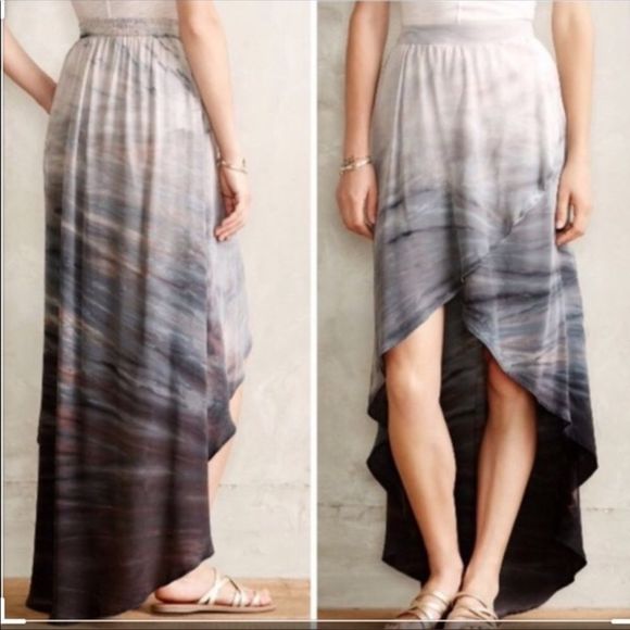 NWT Anthr Gypsy 05 Ombré Silk Skirt - Picture 3 of 15